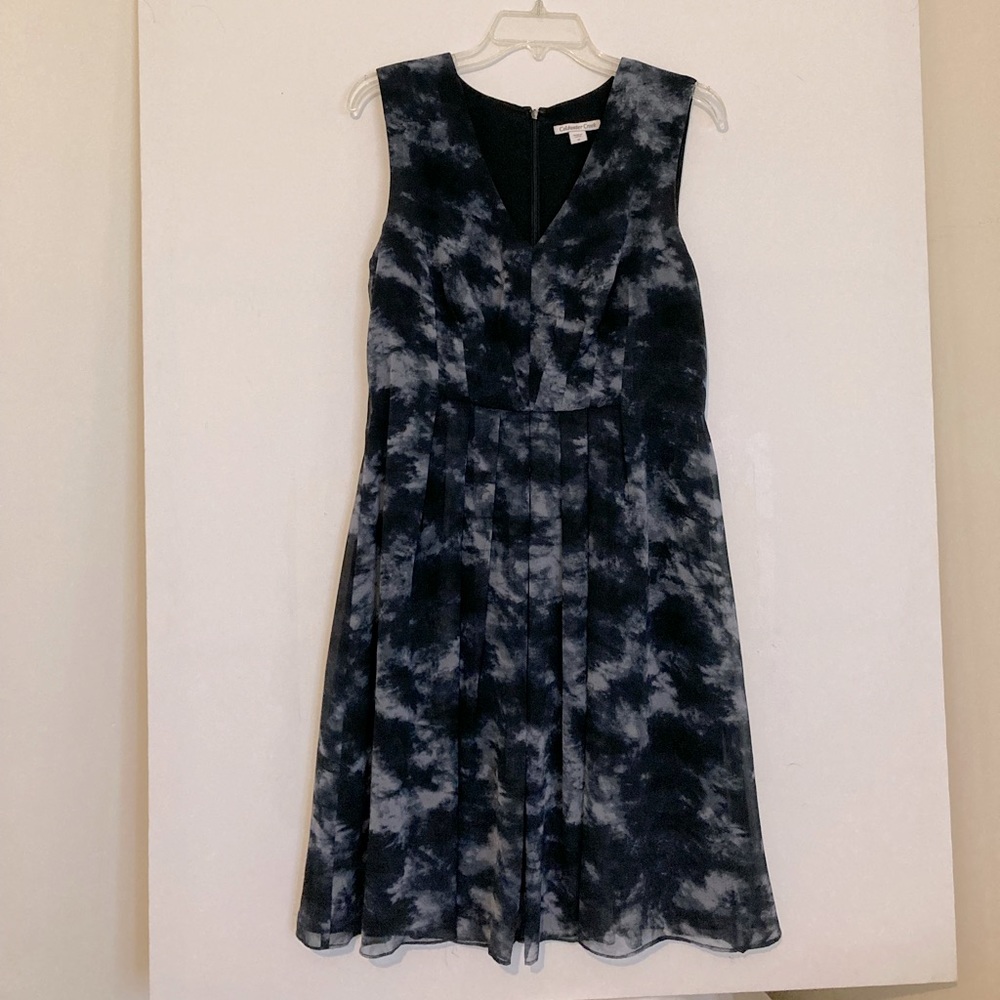 ‘Tie Dyed’ Chiffon midi dress